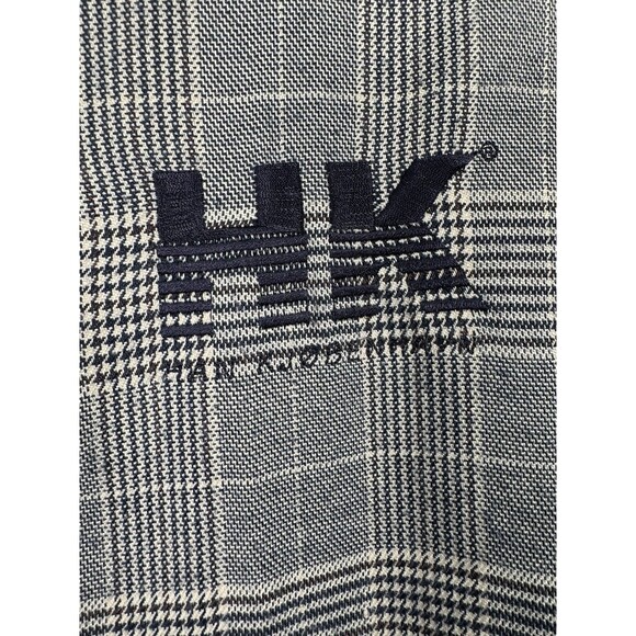 Han Kjobenhavn Men’s XL “Combat Jacket” Plaid Design Gray Zip Up - Picture 3 of 16